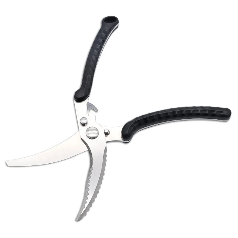 heavy duty stainless steel strong chicken bone fish food poultry shears kitchen scissors