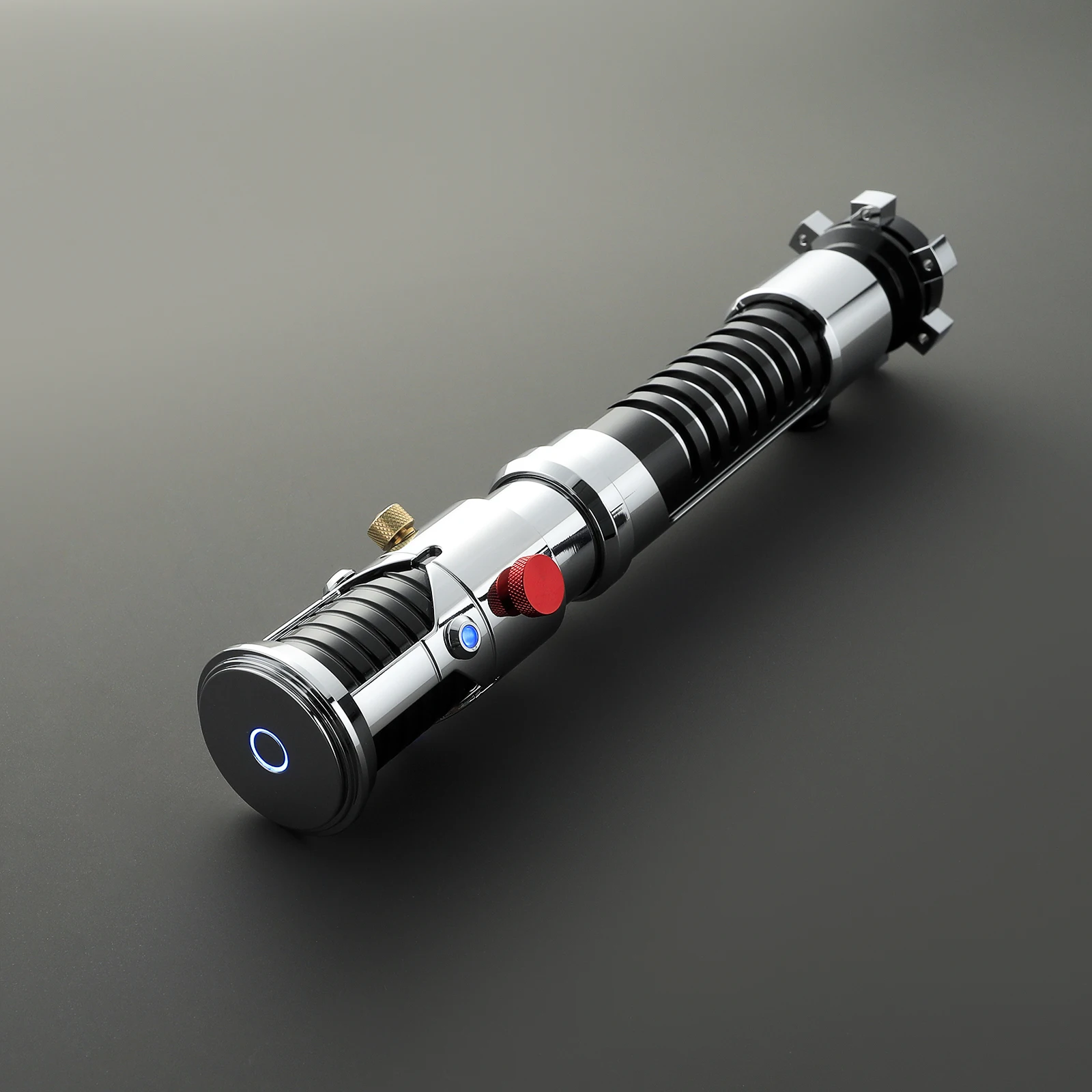 Wholesale Smooth Swing Pixel Lightsaber Glowing Toys Metal Hilt Combat Durable soundboard Light Saber for Obi-Wan Kenobi cosplay