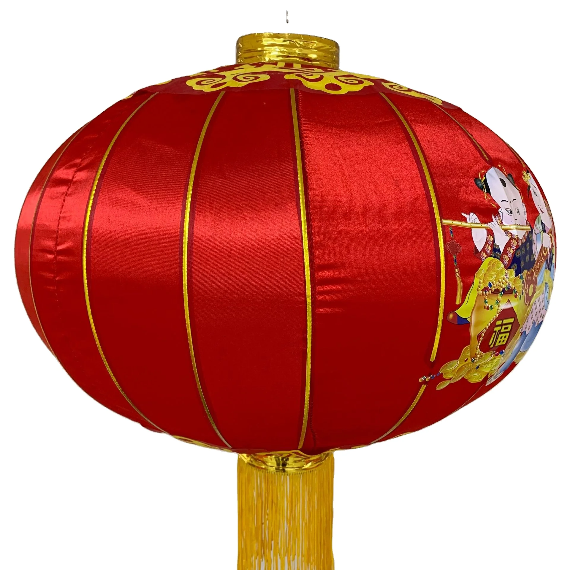 40cm 60cm 80cm 100cm Traditional Festival Nylon Chinese New Year Decoration For Decoration