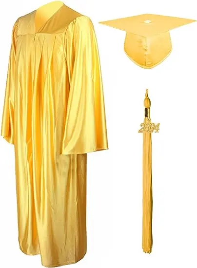 Wholesale University Bachelor Graduation Gown Cap With 2025 Tassel Graduation Gifts for High School Graduation Gown