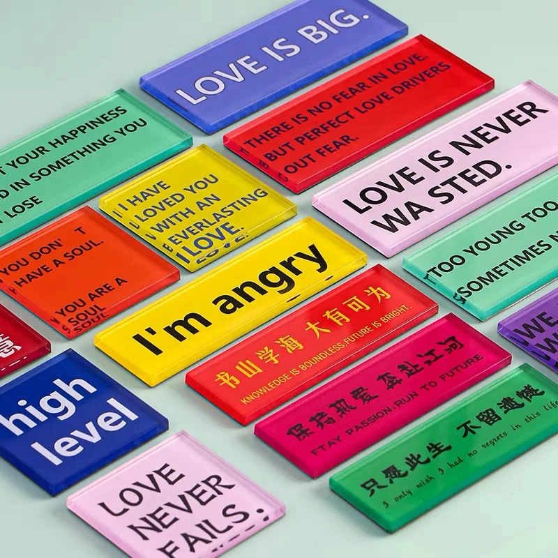 transparent Acrylic  Fridge Magnet custom