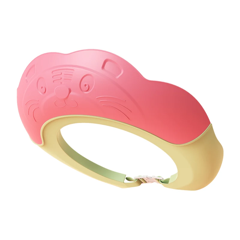 Шапочки для душа для защиты ушей, детская шапочка с козырьком для ванны, мягкие регулируемые шапочки для детского шампуня, водонепроницаемая шапочка для шампуня