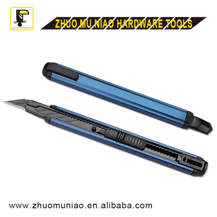 High quality 9MM Aluminum Alloy Pocket Knife Stationery knives for paper cutting