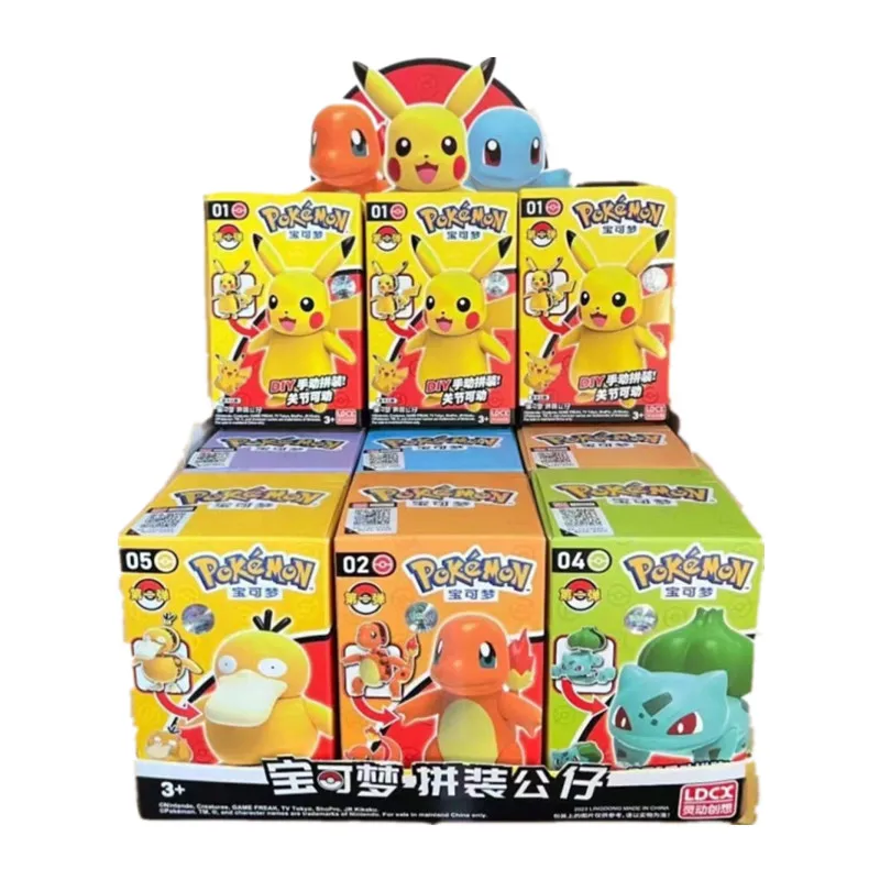 Pikachu Charmander Gengar Squirtle коллекционные украшения модель игрушки фигурка