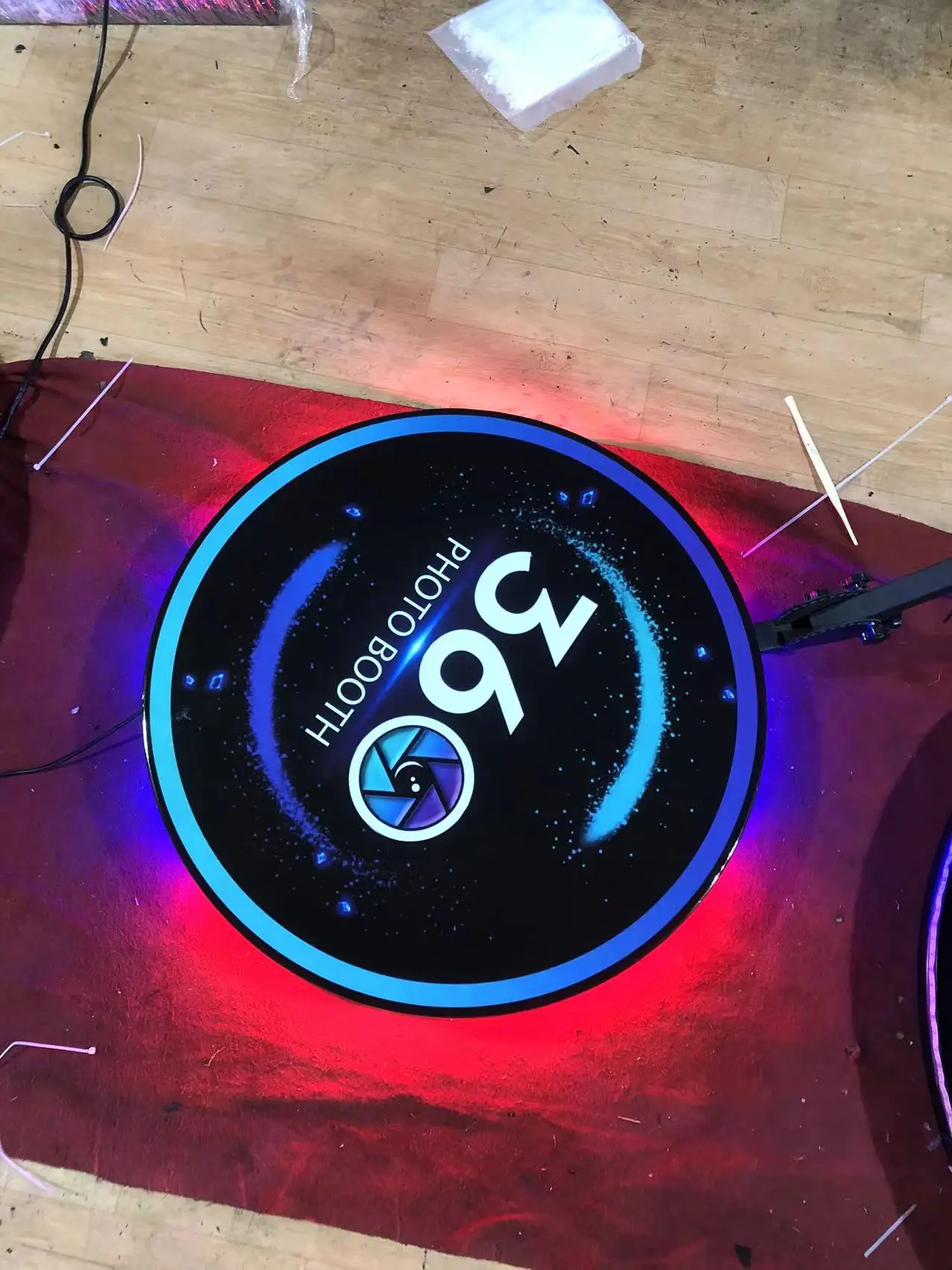 2023 Newest Factory Directly Supply Camera Phone Ipad 360 Photo booth 68cm 80cm 100cm 115cm 360 Video Booth Machine