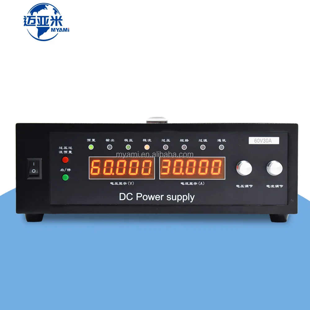 MYAMi MODBUS-RTU 100V 10A 20A 30A 40A 50A 60A 80A 100A 150A 200A 300A 500A 600A 800A RS485 Adjustable Variable DC Power Supply