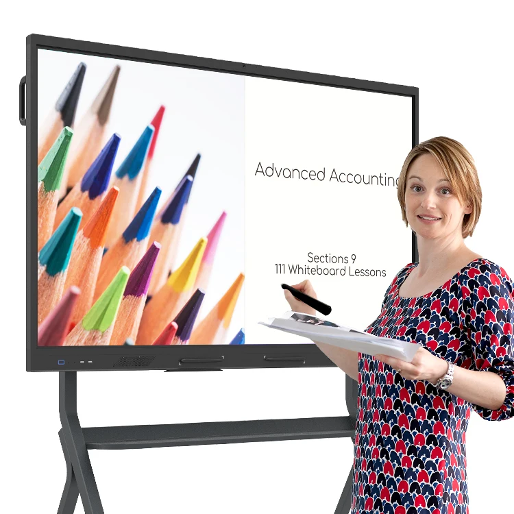 55 65 75 86 inch portable whiteboard smart board interactive digital education whiteboard