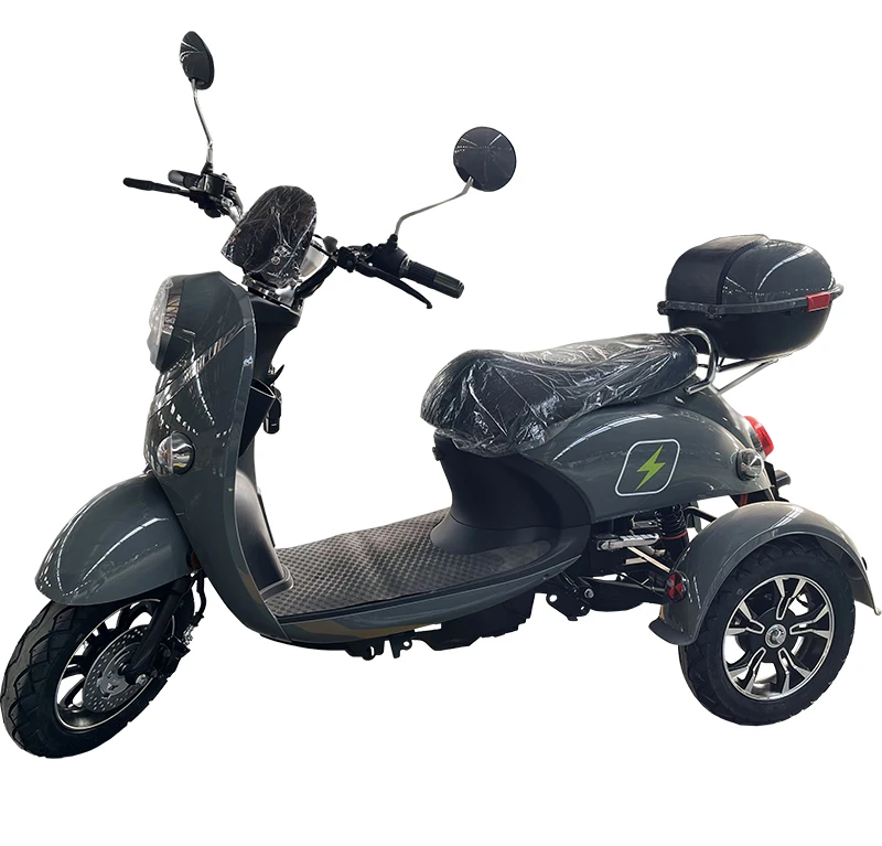 EEC certificate 800w brushless scooter electric adult motorcycles lead acid battery powered 3 wheel electric scooter