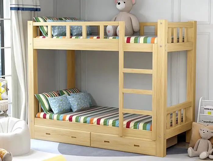 Wholesale Solid wood children bunk bed bunk beds kids bunk beds wooden