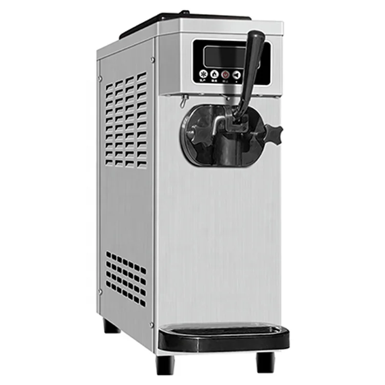 Digital controller gelato making machine commercial soft serve ice cream machine