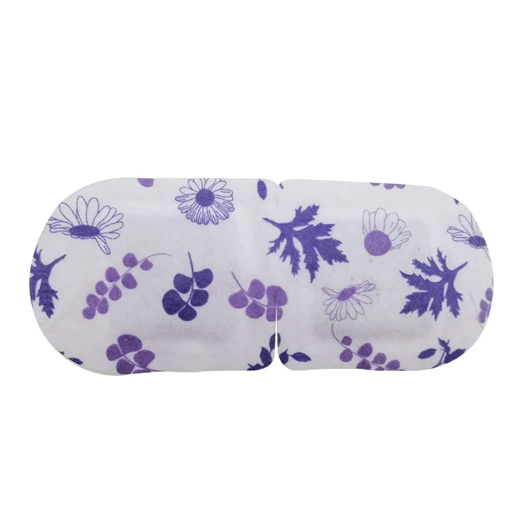 OEM Private Label Chamomile Rose Lavender Disposable Aroma Steam Eye Mask Warm Hot Spa Mask for Good Sleep