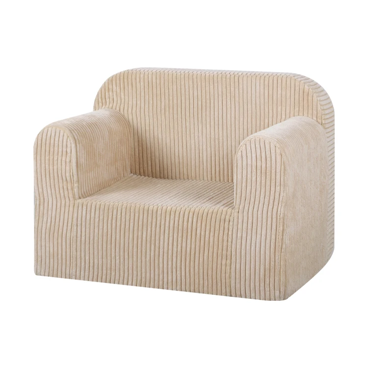 Сжимаемая упаковка, детский диван из пены высокой плотности, съемный и вымытый плюшевый детский подлокотник, диван