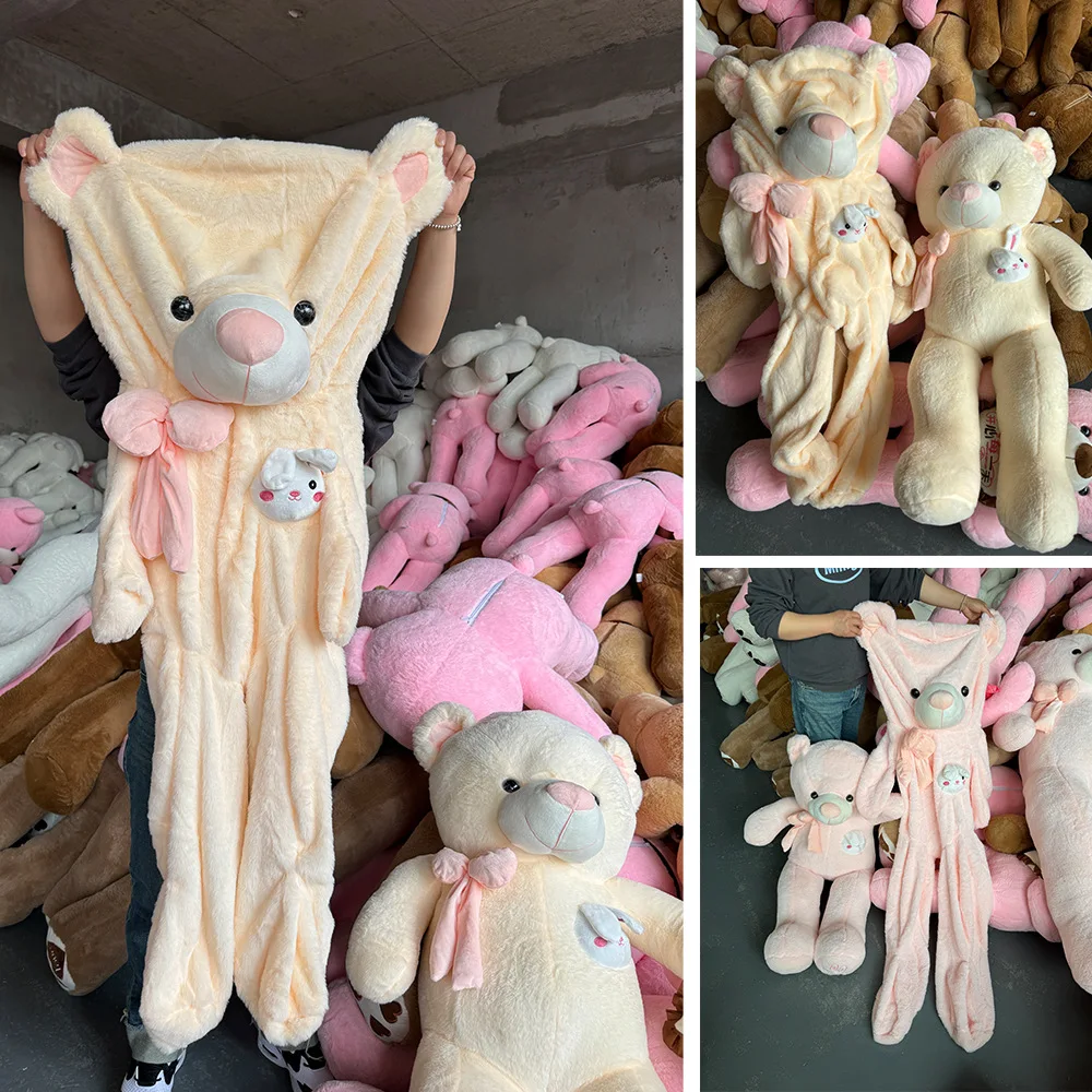 Popular plush bear skin unstuffed kawaii plush toys soft toy skin