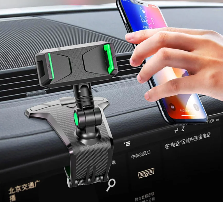 Hot Sell Multifunctional Car Mobile Phone Holder 360 Degree Car Phone Holder Dashboard Mount