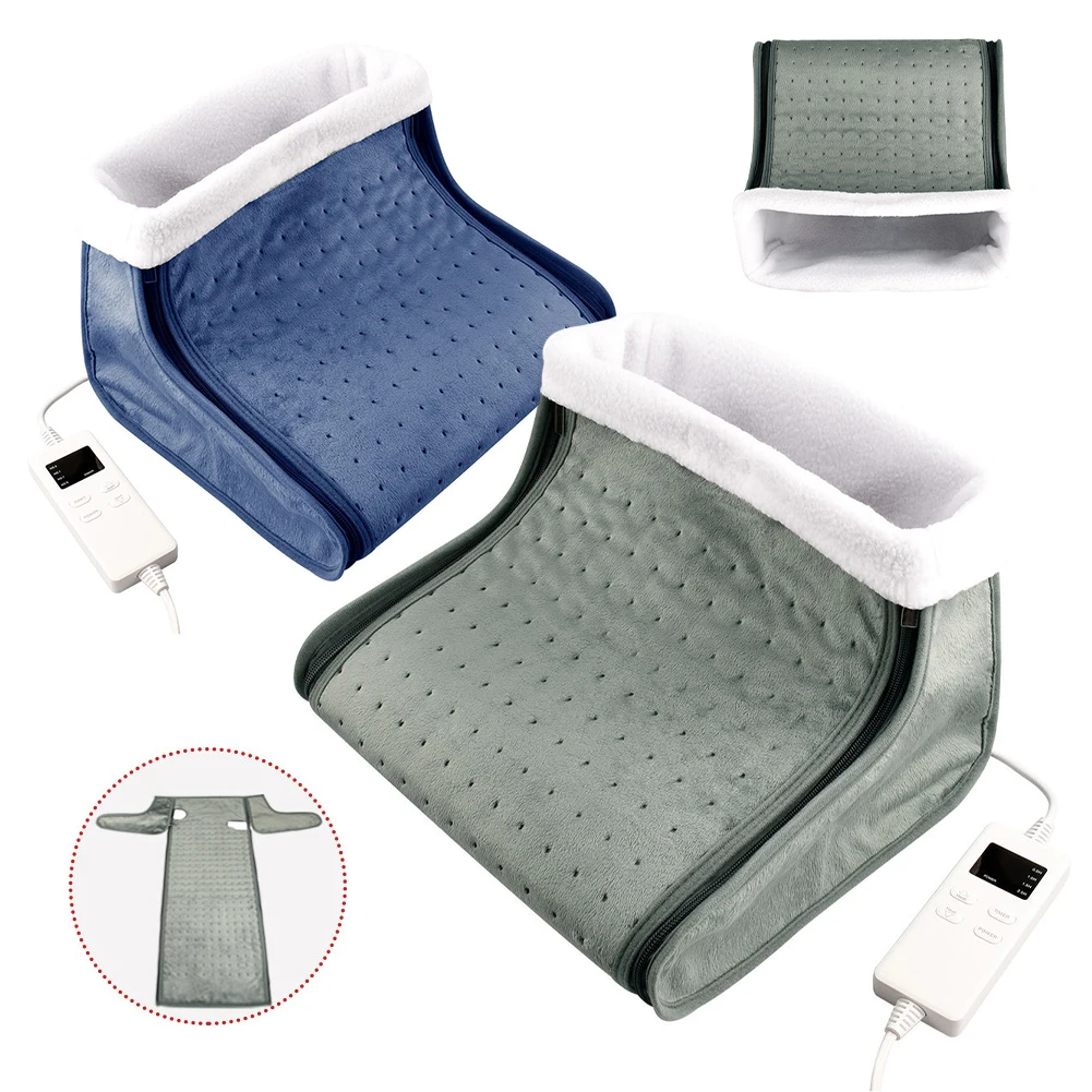 Electric Heating Pad Feet, Warm Slippers Winter Hand/Foot Warmer Washable Household Foot Warmer Heating Pads/