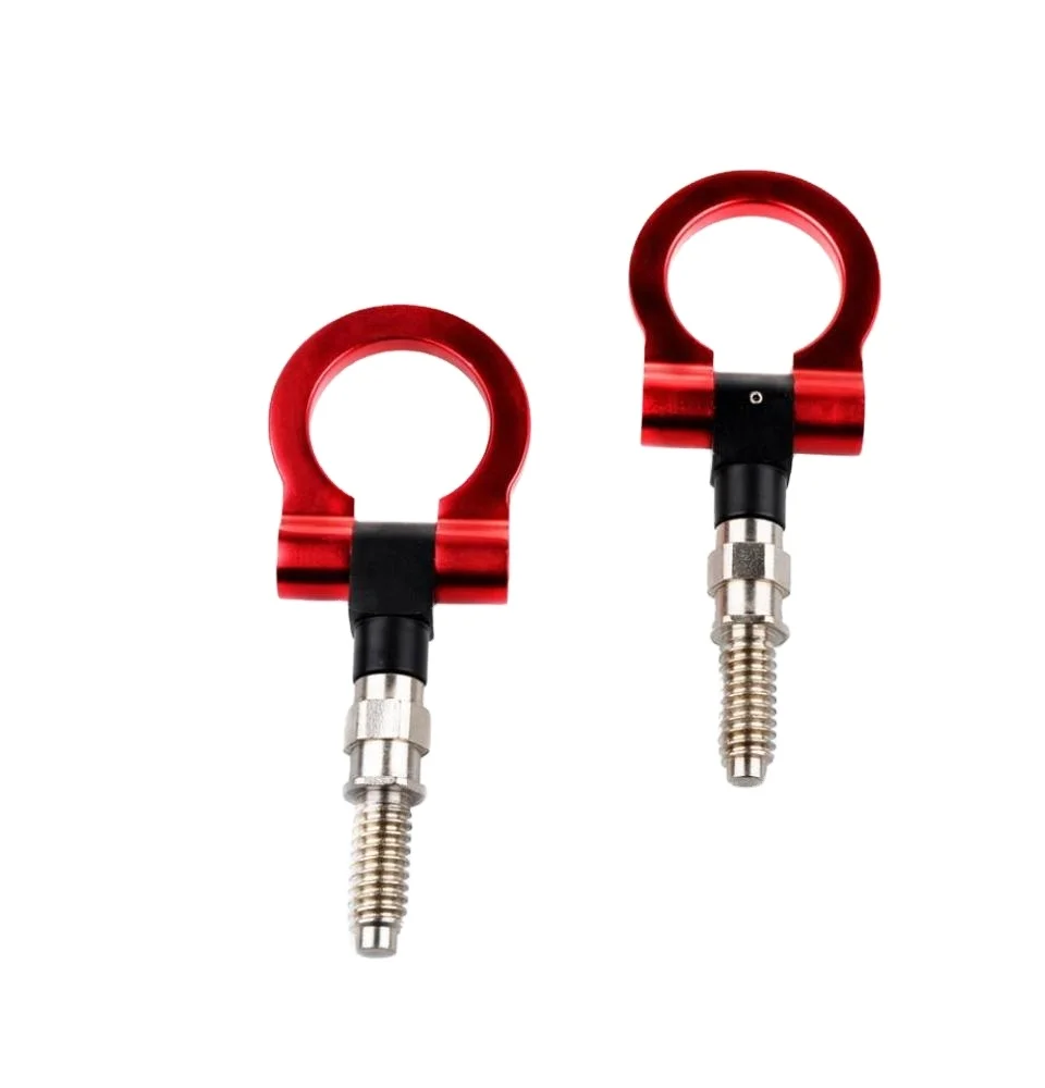 Factory price Aluminum stainless steel Front bar towing car trailer ring towing racing car  towing hook