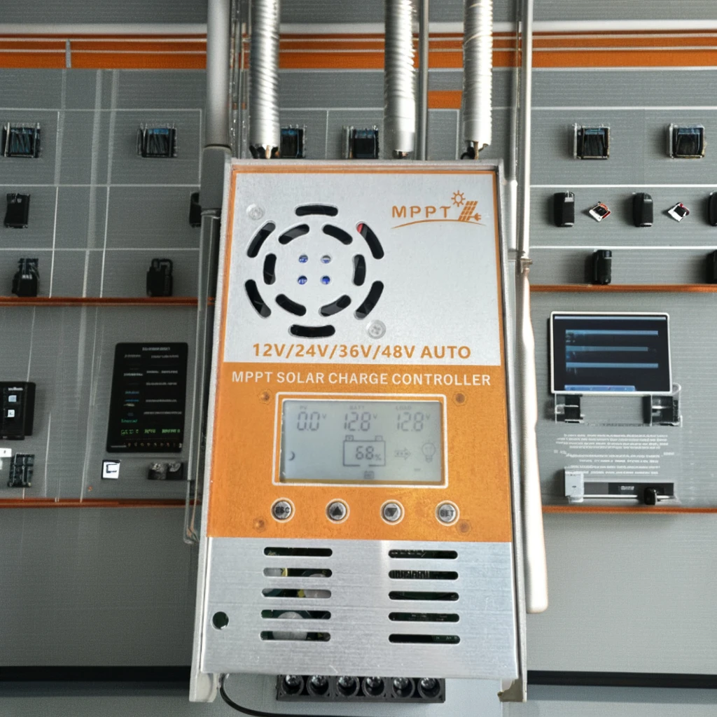 Контроллер заряда солнечной батареи 12v 24v 36v48v Солнечный charger30A 60A MPPT контроллер солнечного