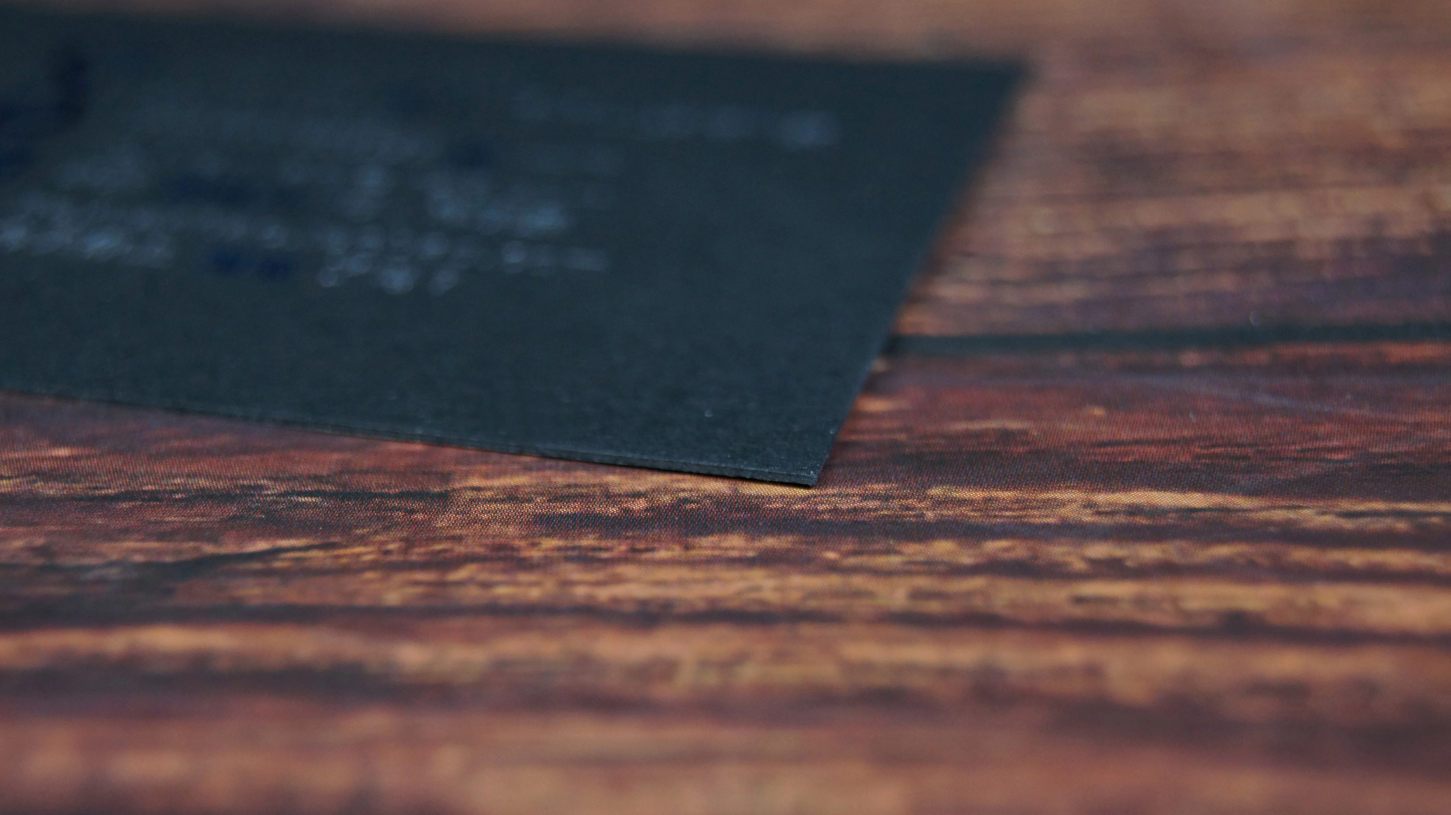 Italian Black Card Business Card Color Printed