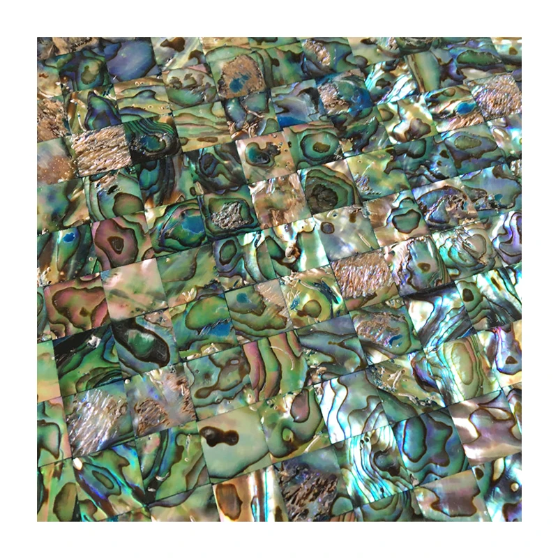Green Abalone Mother of pearl mosaic wall tiles shell backsplash door panel luxury decor sticker 12x12inch