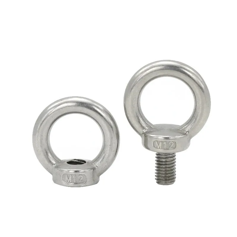 High Quality Grade fastener nut   DIN580 A2 A4 M6-M36 eye bolt with stainless steel 304/316 for industry ring bolt
