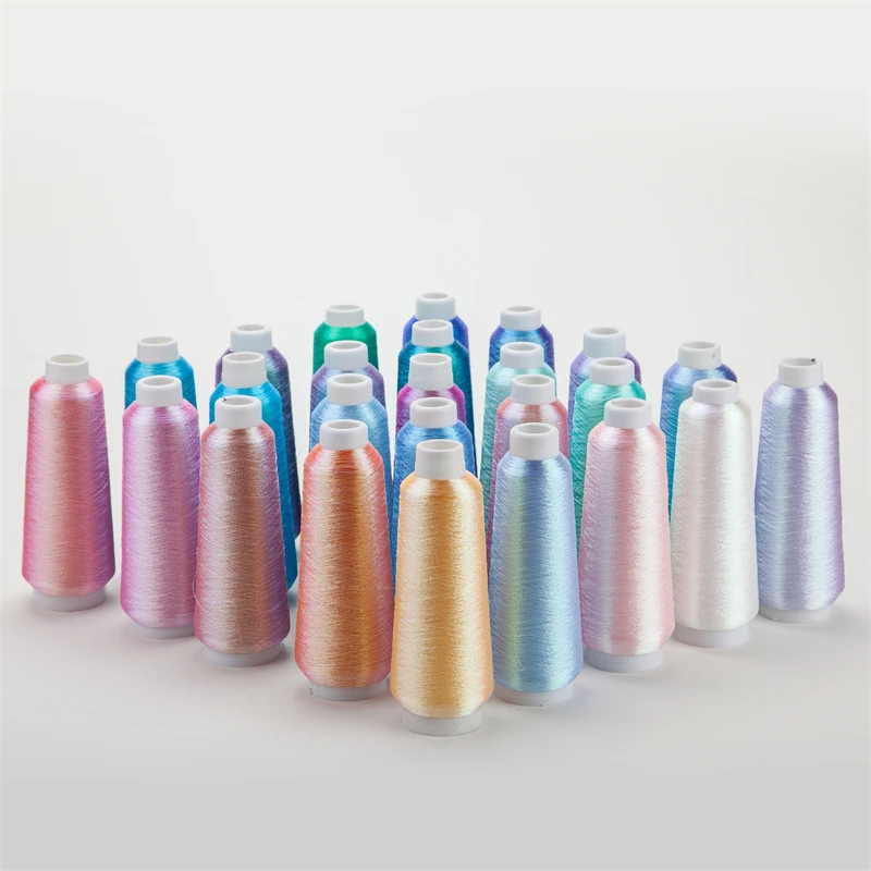 JR супер волшебная Фантазийная цветная металлическая машинная вышивальная пряжа MS Type металлическая пряжа