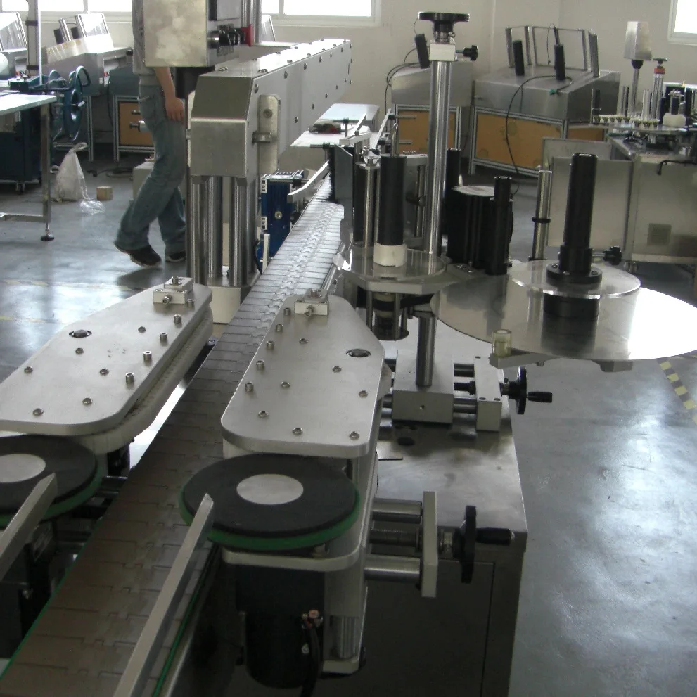 YM610 Automatic one side single side barrel bucket labeler flat surface bottle labeling machine