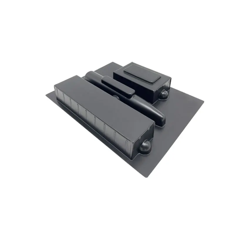 Wholesale Custom PS Plastic Vacuum Formed Velvet Blister Tray Cosmetic Electronic Packaging Recyclable Inner Velvet Blister Tray