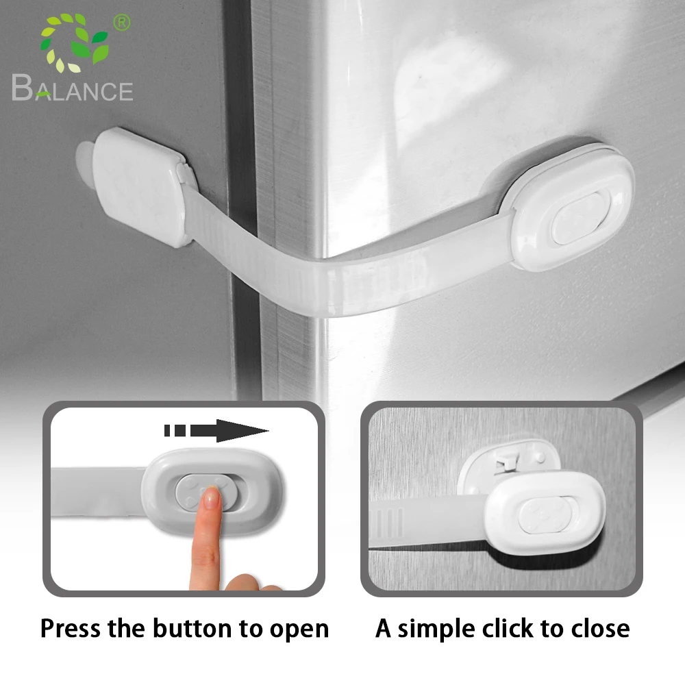 Household sundries baby safety plastic lock clip child safety cabinet lock closure