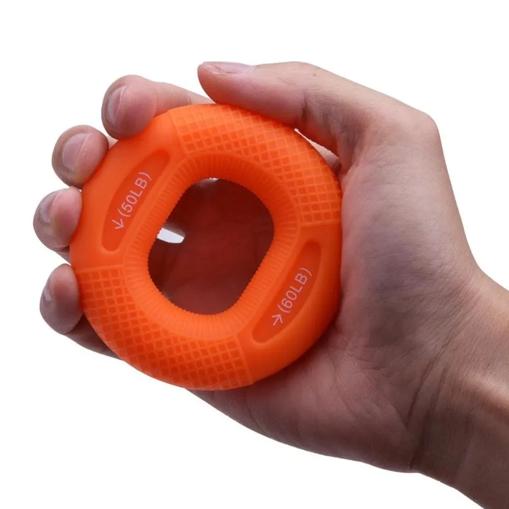 Sinodiving Silicone adjustable Double-Sided Grip Strengthener Training Strength Fitness Equipment Silicone Arm Resistance Power