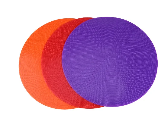 Sports Dots Agility Training 19cm Flat Disc Cones Non Slip Rubber Flat Cones Agility Dots Agility Markers
