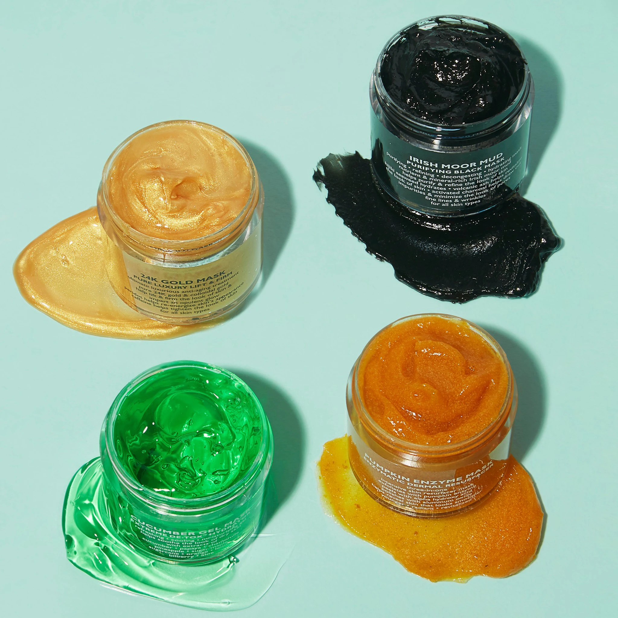 Private Label Facial Mask Logo and Types Customize Mud Clay, Gel Mask, Peel Off Mask Hydrating Exfoliating Jelly Facial Mask