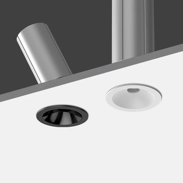 Allway SKD Aluminum Adjustable Indoor Art Museum Hotel Round Shape Recessed Mounted Led Down Spotlight Housing