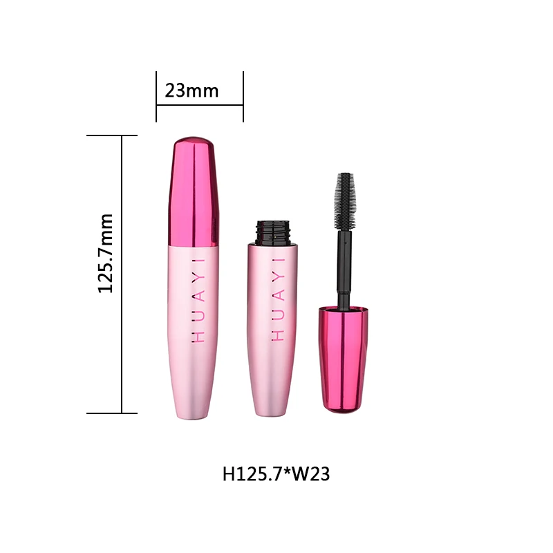 
Hot sale Mini Aluminum empty mascara tubes containers with brush 