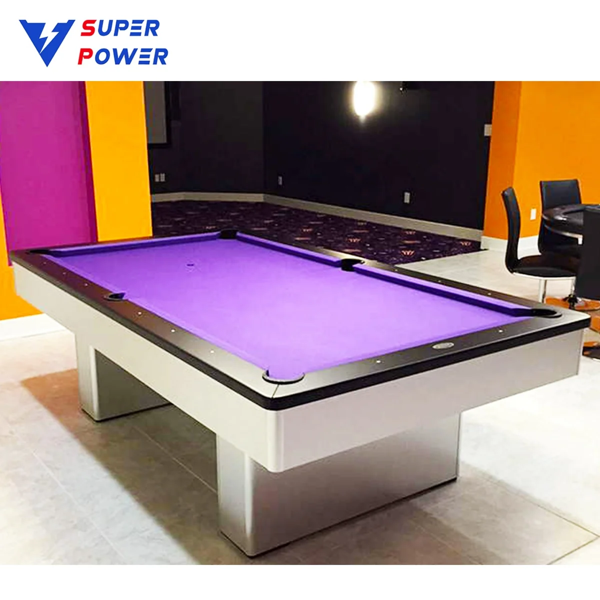 2021 Brand new outdoor modern slate 8ft pool table turnover dining billiard table for sale