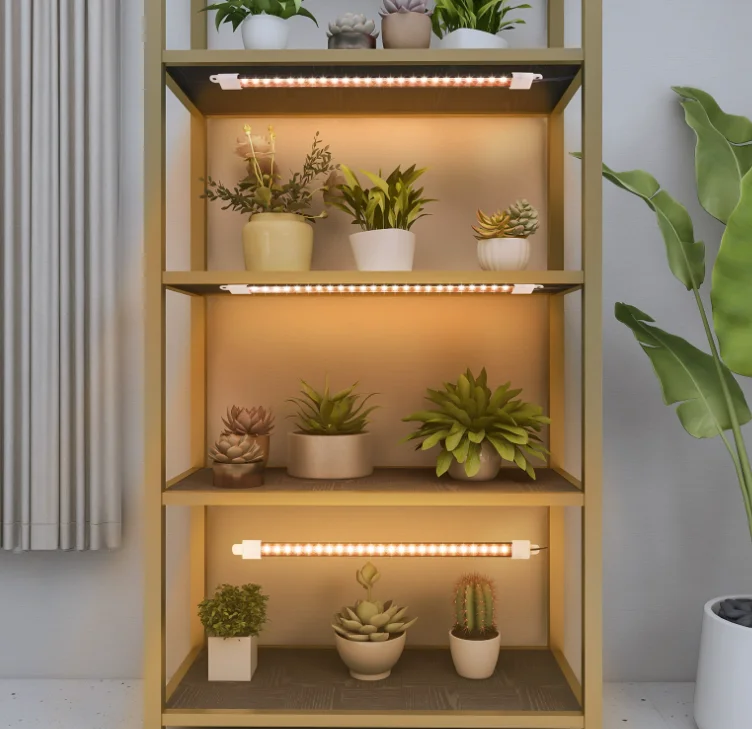 4 Tube Strip Indoor LED Light For Plant 3 Timing Setting Full Spectrum Growing Farming Lamp 21pcs LED Plant Growth Light