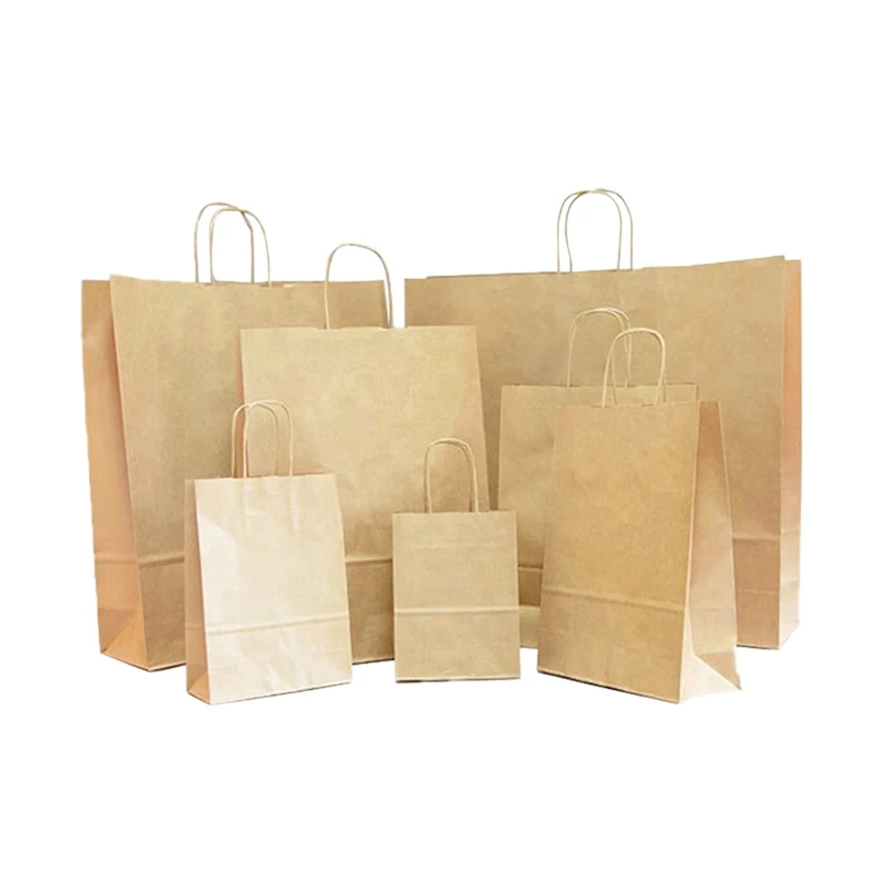 Professional custom recyclable brown paper bag/multi-functional environmental paper bag