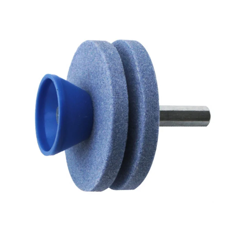 Lawn Mower Sharpener Four-layer Whetstone Lawnmower Blade Sharpener Grinding Universal Grinding Drill Tool Garden tools