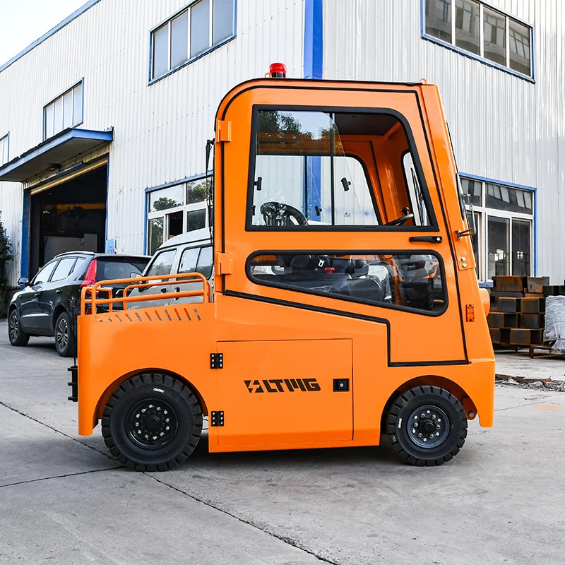 10ton Electric Small Tractor With Powerful Towing Force Seat Efficient Docking Electric Tractor