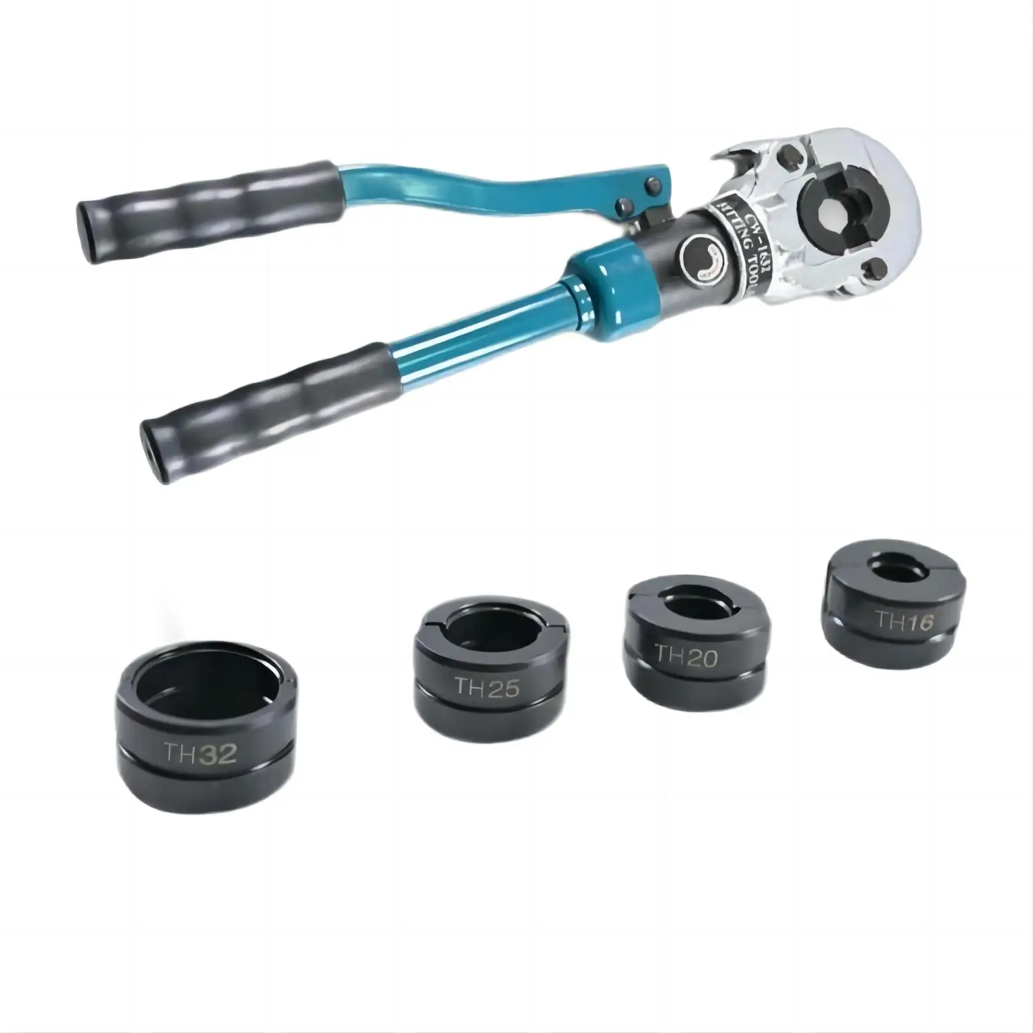 GC-1632 with TH Hydraulic Pipe Crimping Tools ferrule crimping tool kit copper belt crimping machine metal tube crimping machine