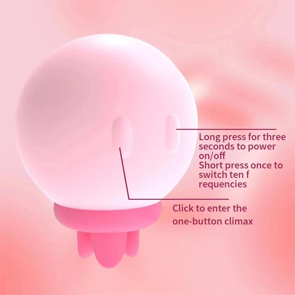 Jellyfish Transformer Vibrator Female Masturbation Stimulator 10 Vibrating Modes Licking Clitoris Vagina Sex Toys for Women