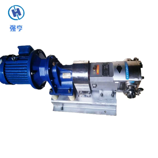 lobe Pump for Jam Chocolate Pulp Mayonnaise filling pump