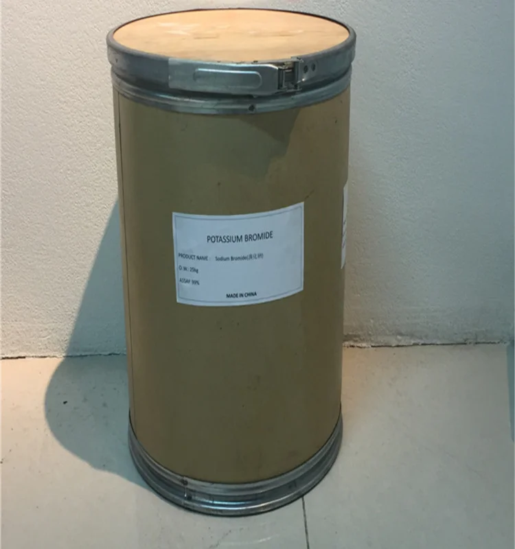 China Factory Direct Sale Industrial Grade Potassium Bromide KBr Used in Sedatives and Photography,CAS 7758-02-3