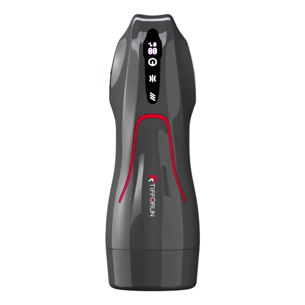 Hot Selling 7 Frequency Automatic Electric Masturbator Machine for Men Suction Vibration with Female Actress Pronunciation