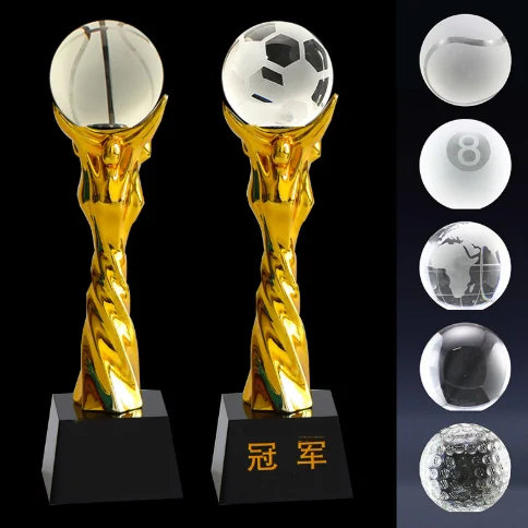 Basketball trophy custom made sport metal trophy