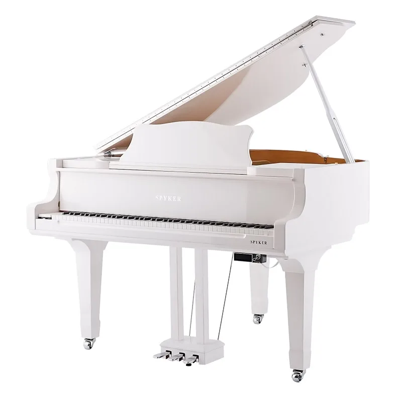 SPYKER HD-W186 88 Keys Digital Concert Piano Grand White Polished 6 Feet Piano Electric Musical Instrument