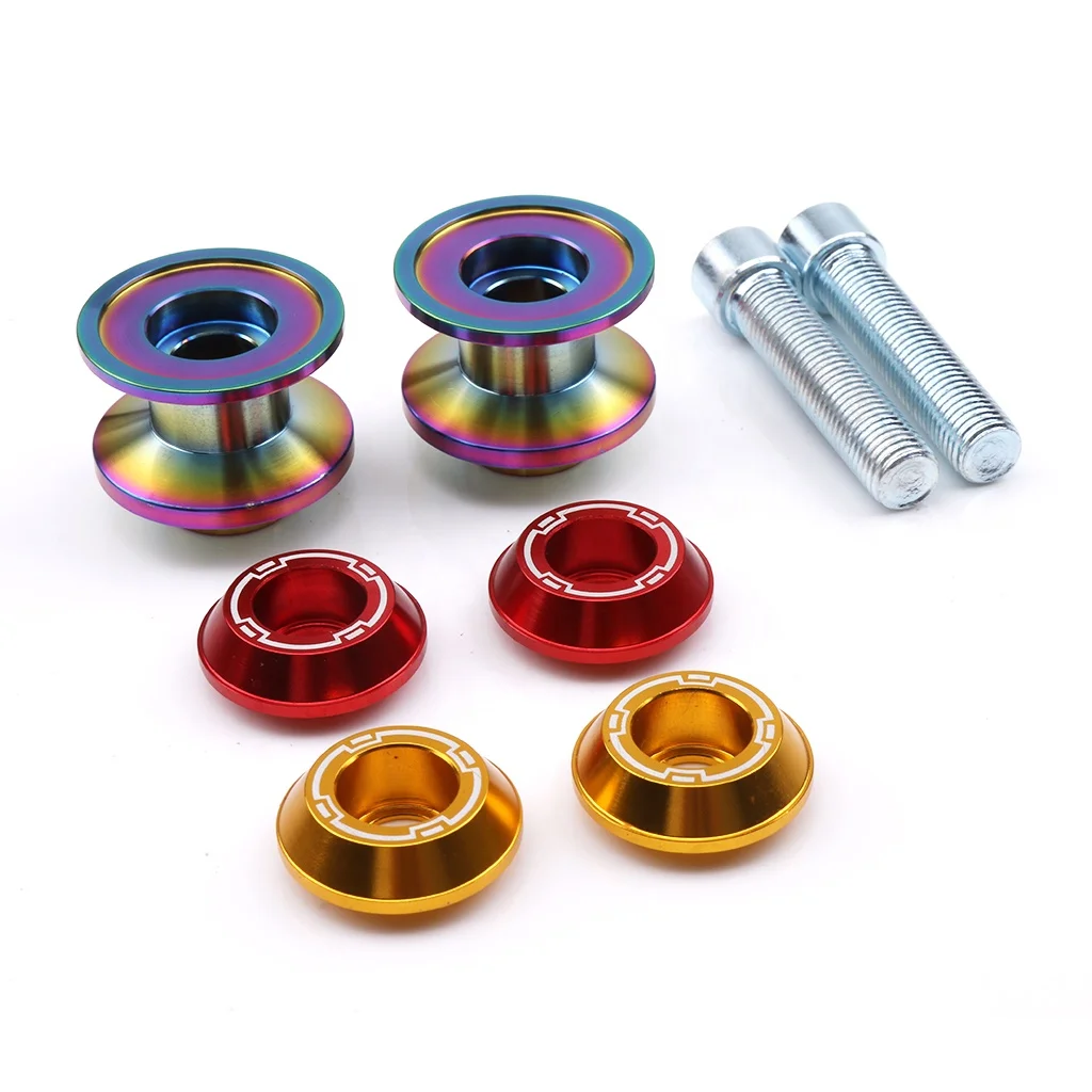 Aluminum Universal colorful Gradient stainless steel fashion  Motorcycle protective body ball Motorcycle parts and accessories