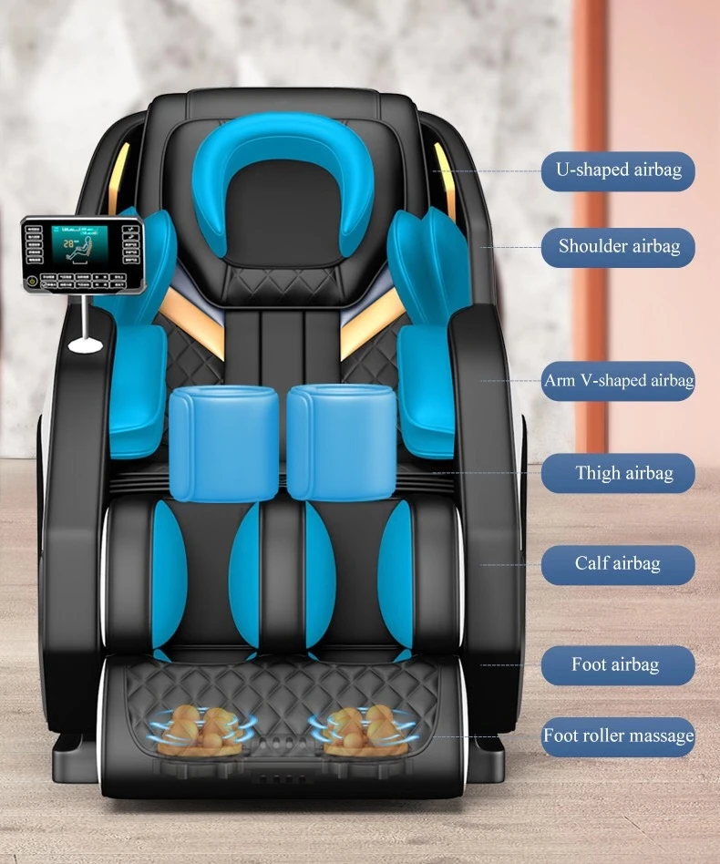 VCT 2024 Hot Sale Cheap Full Body Electric Homeuse Heating Function Massage Chair 8D Full Body Airbag Zero Gravity Massage Chair