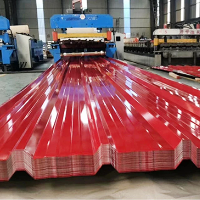 Prepainted Color Coated Zinc Aluminium Gi Ibr Iron Corrugated Steel Roofing Sheet