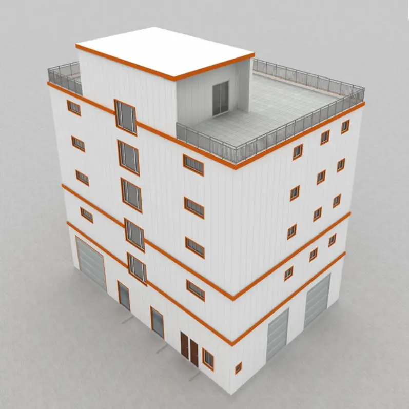 Light Gauge Steel Framing Prefabricated Warehouse / Factory / Shed Steel Structure Drawing