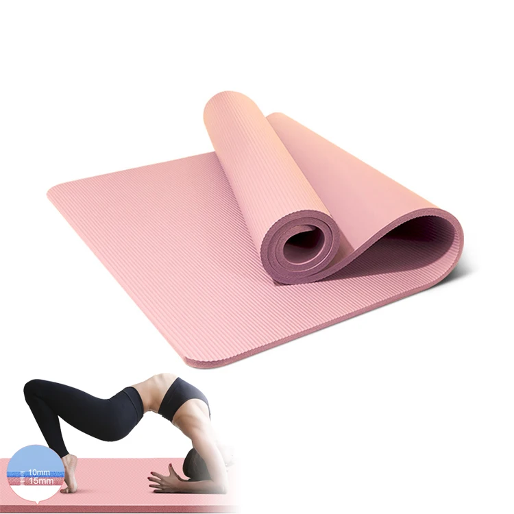 Yoga all purpose Extra Thick High Density Anti Tear Exercise Yoga Mat with Carrying Strap